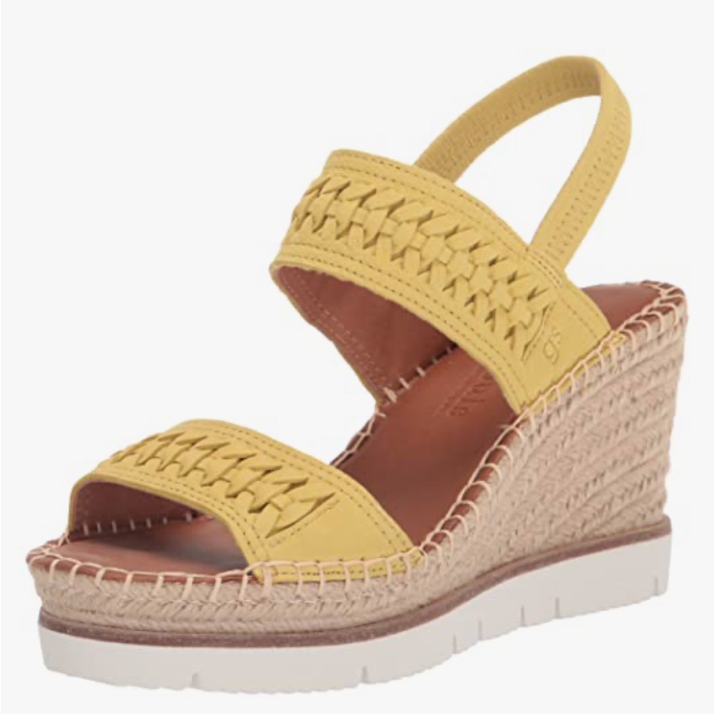 Gentle Souls By Kenneth Cole Women's Two-Band Braid Heeled Sandal #12